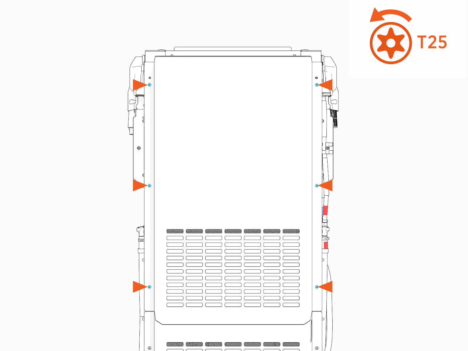 Technical illustration depicts the procedural step.