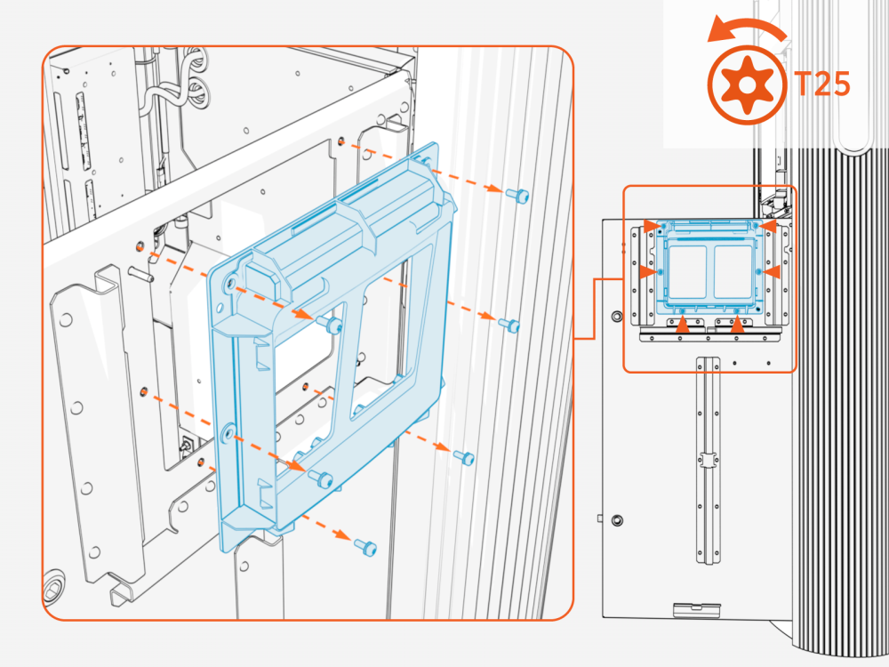 Technical illustration depicts the procedural step.