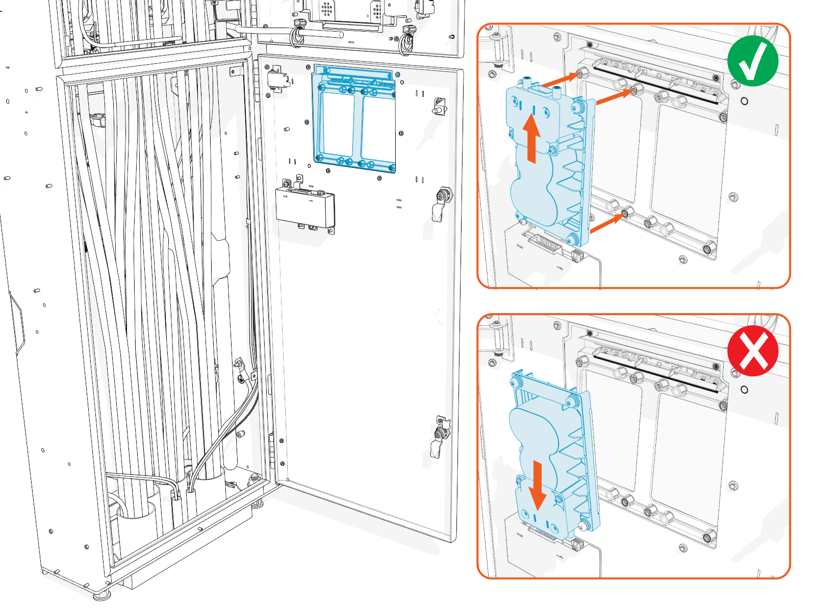 Technical illustration depicts the procedural step.