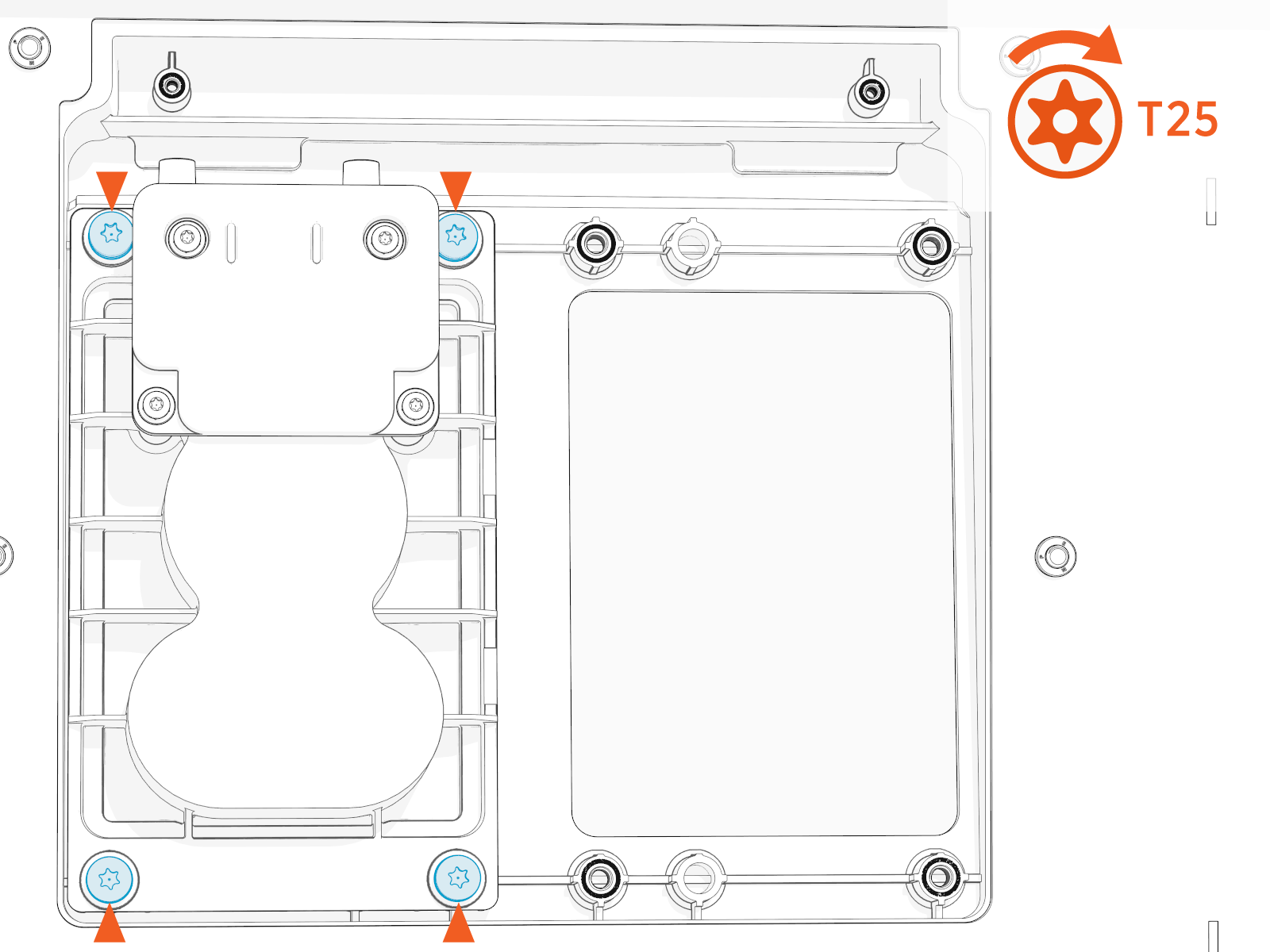 Technical illustration depicts the procedural step.