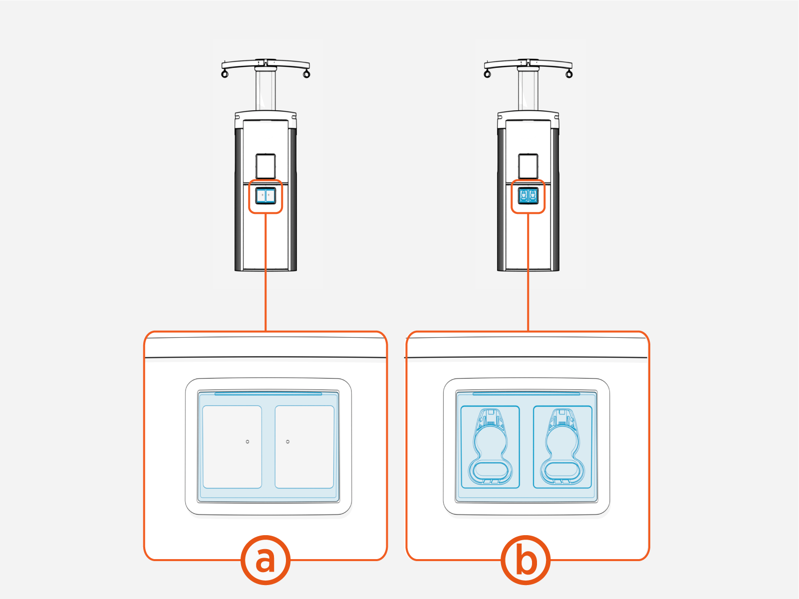 Labeled diagram of product, tools or parts.