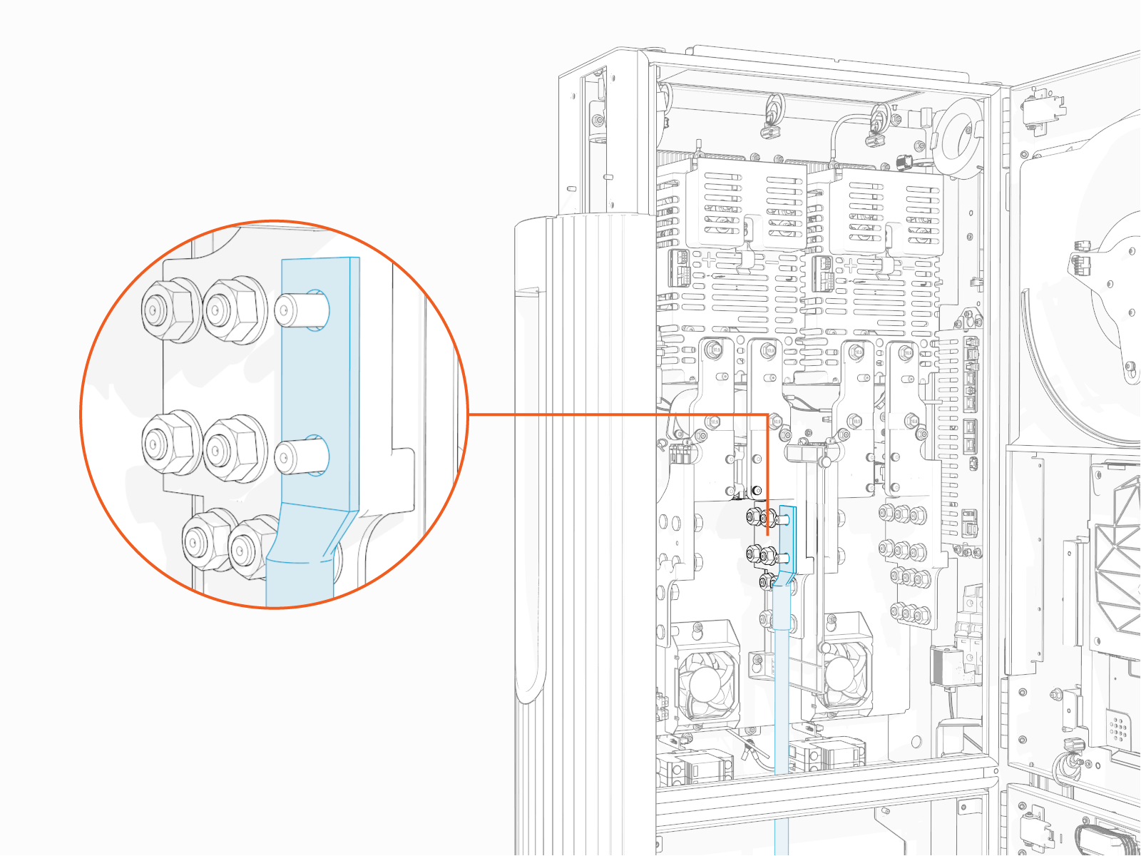 Technical illustration depicts the procedural step.