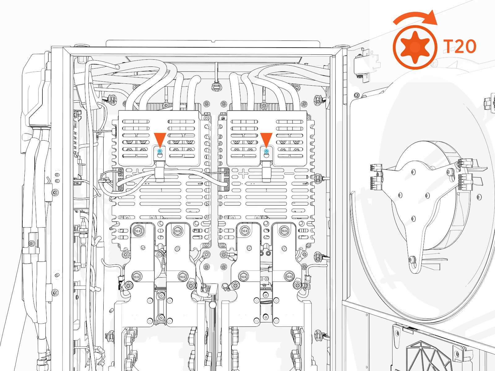 Technical illustration depicts the procedural step.