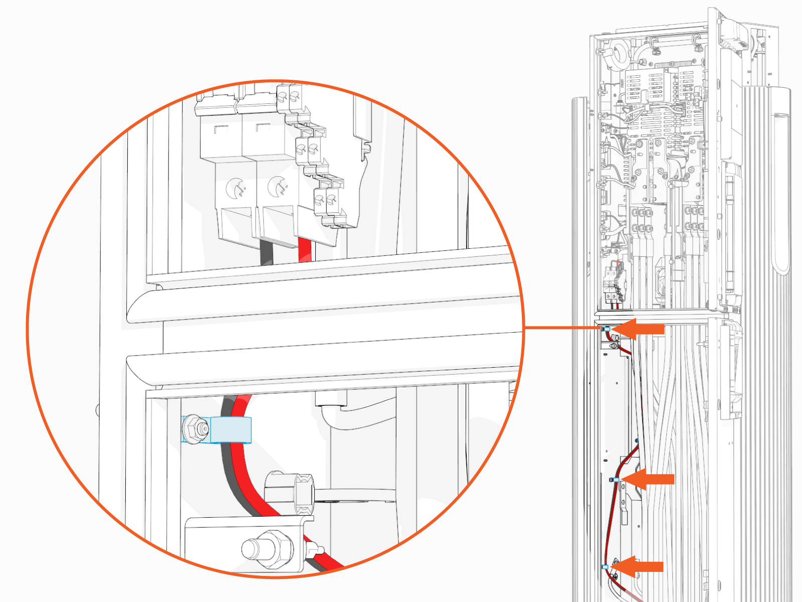Technical illustration depicts the procedural step.
