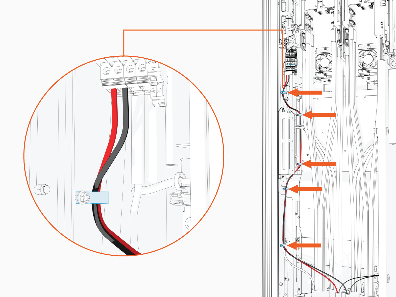 Technical illustration depicts the procedural step.