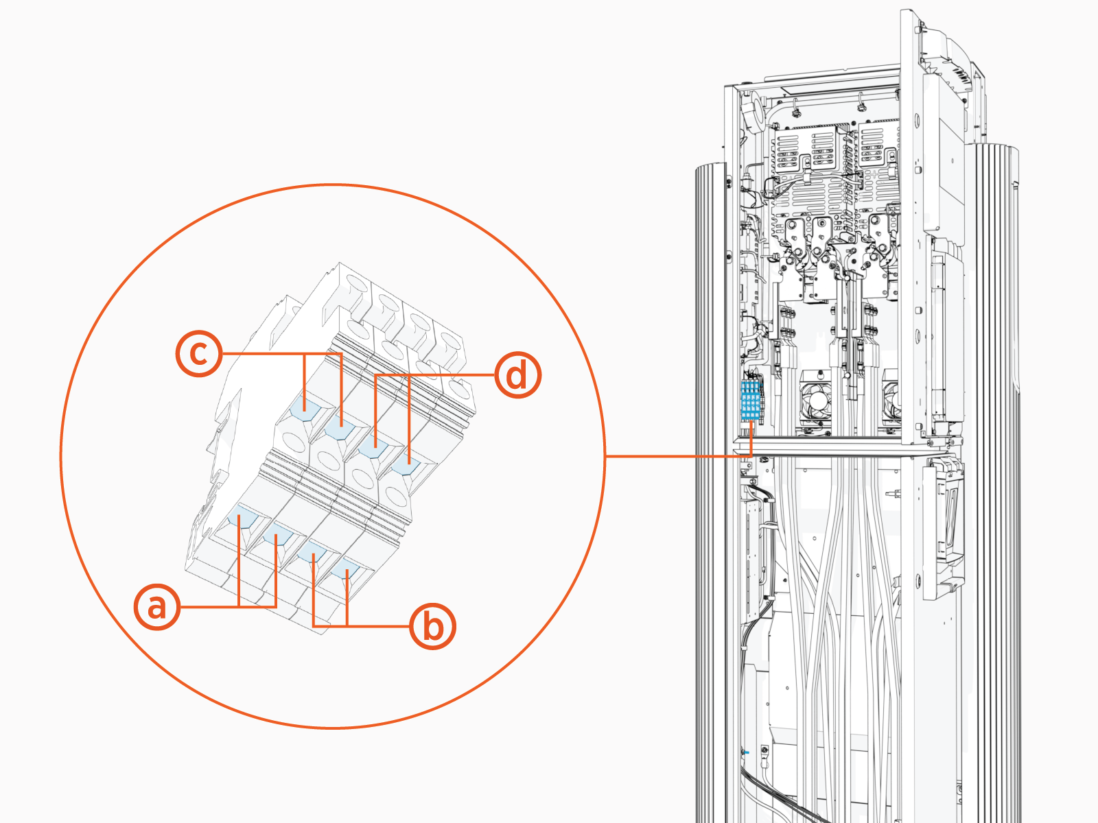 Technical illustration depicts the procedural step.