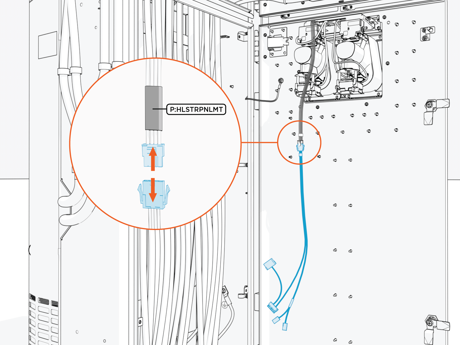 Technical illustration depicts the procedural step.