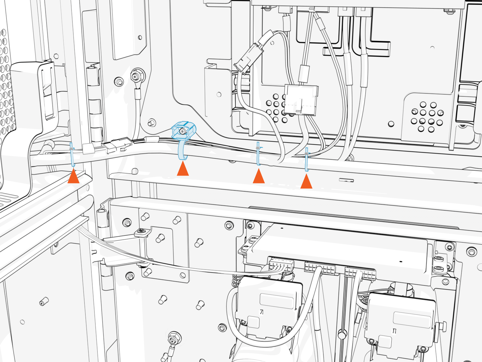 Technical illustration depicts the procedural step.