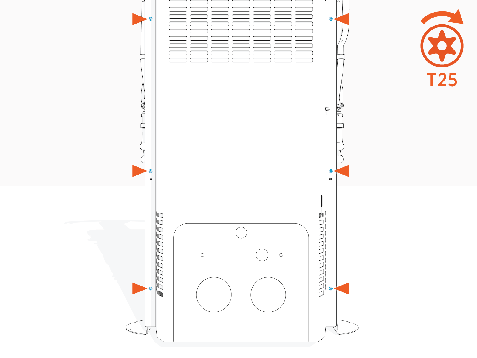 Technical illustration depicts the procedural step.