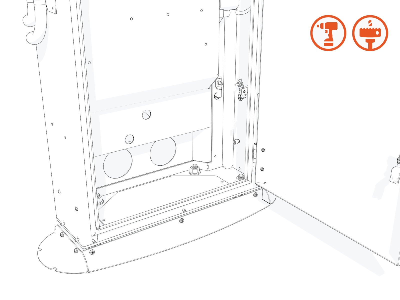Technical illustration depicts the procedural step.