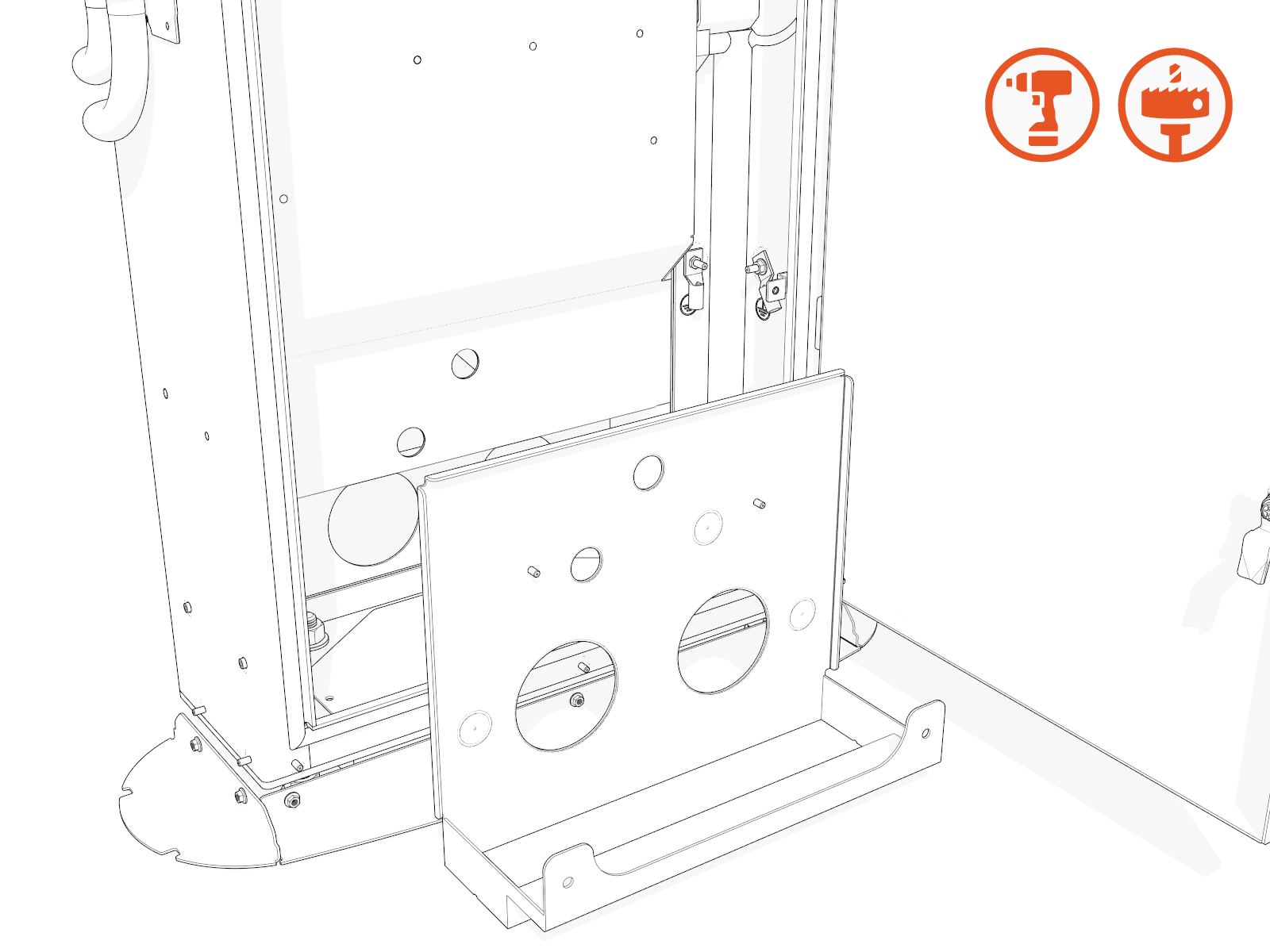 Technical illustration depicts the procedural step.