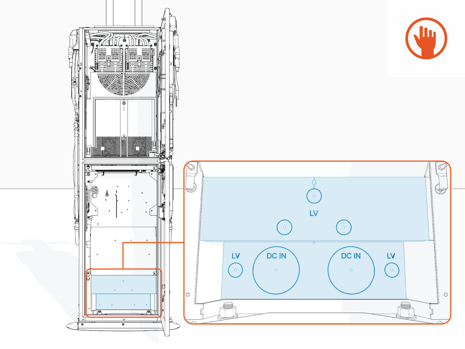 Technical illustration depicts the procedural step.