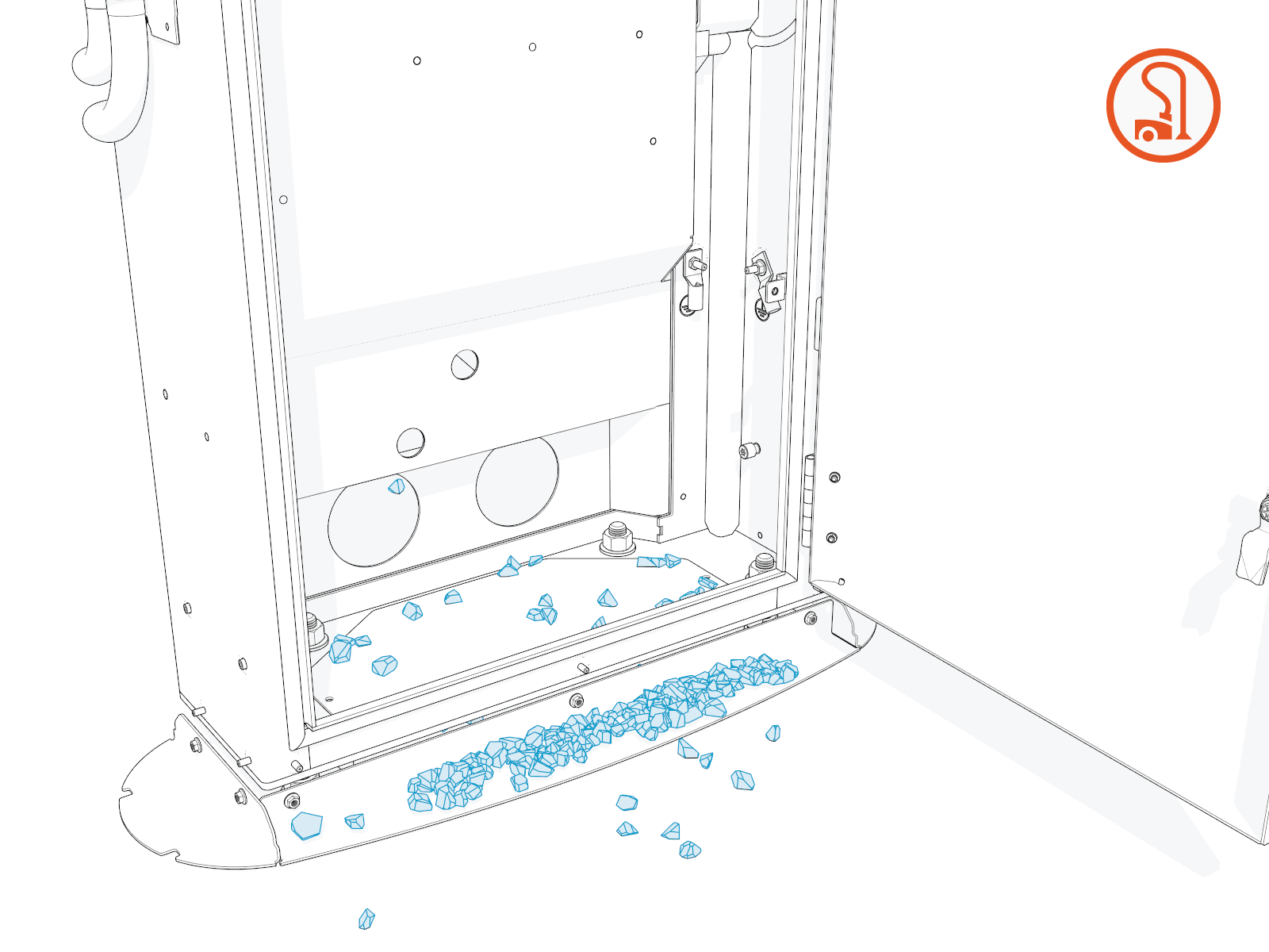 Technical illustration depicts the procedural step.