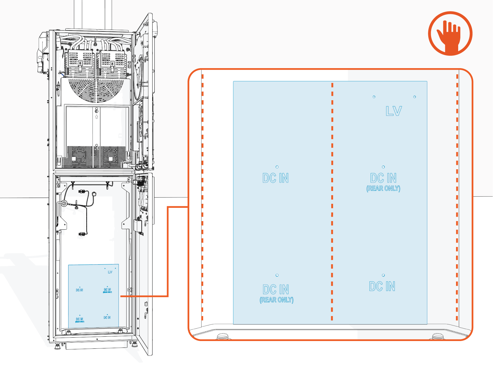 Technical illustration depicts the procedural step.