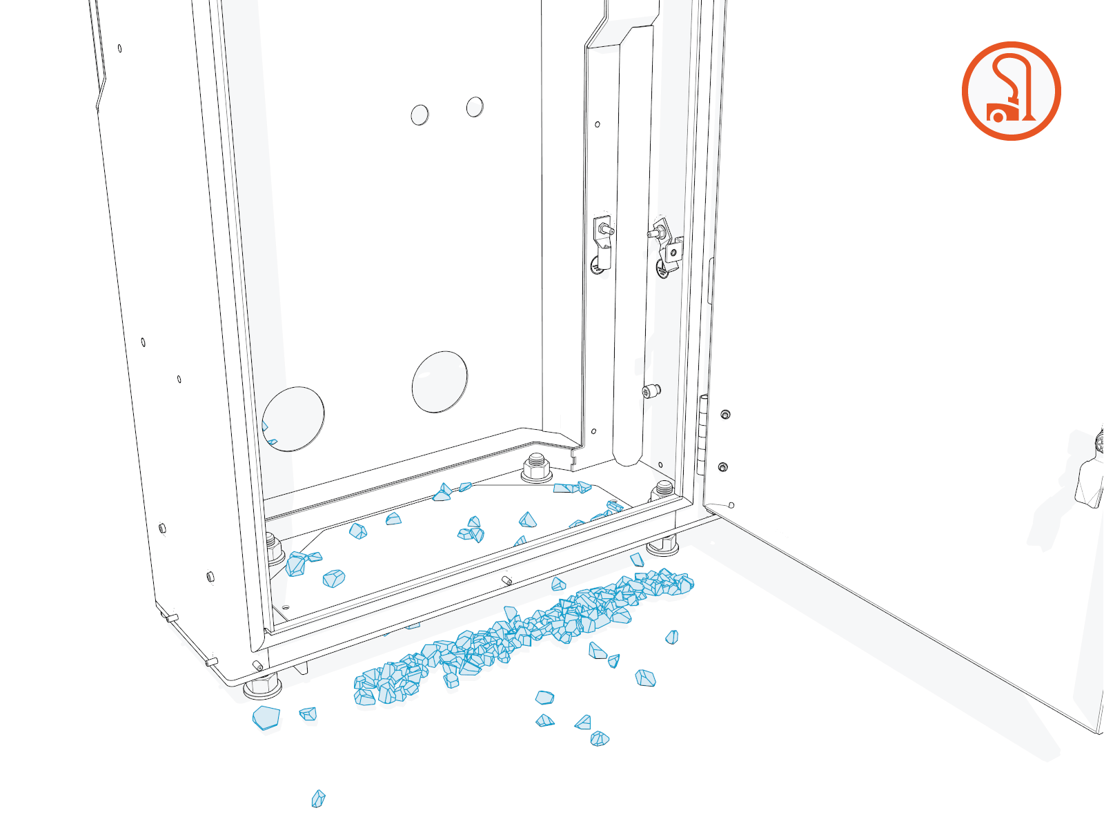 Technical illustration depicts the procedural step.