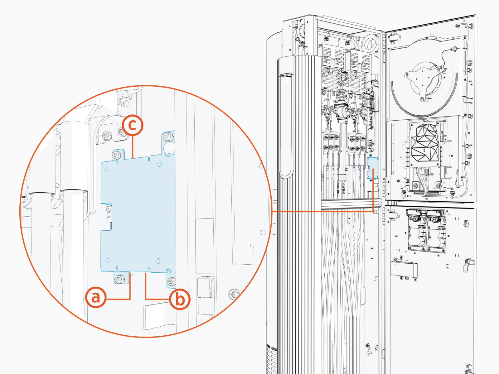 Technical illustration depicts the procedural step.