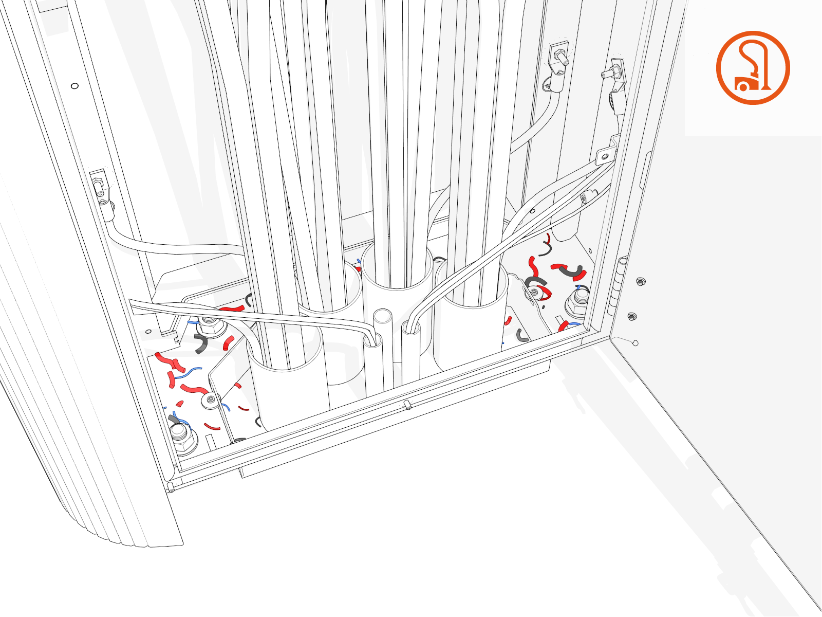 Technical illustration depicts the procedural step.