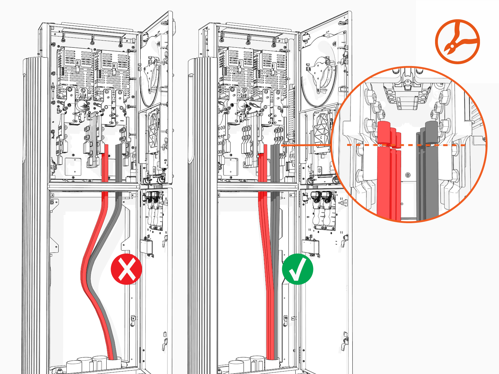 Technical illustration depicts the procedural step.