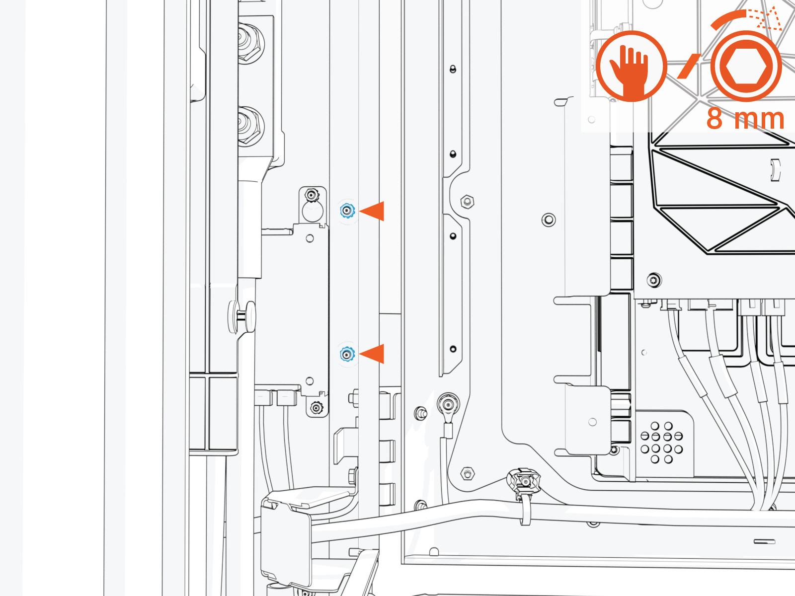Technical illustration depicts the procedural step.