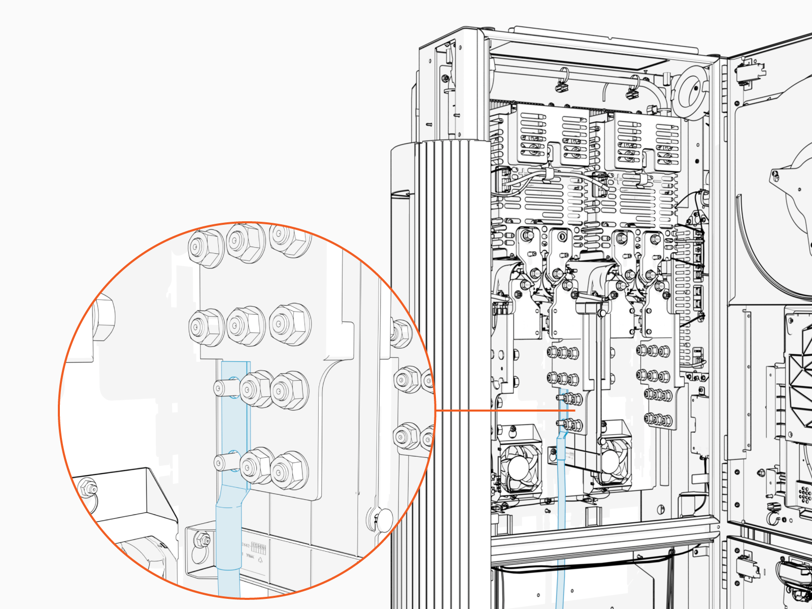 Technical illustration depicts the procedural step.