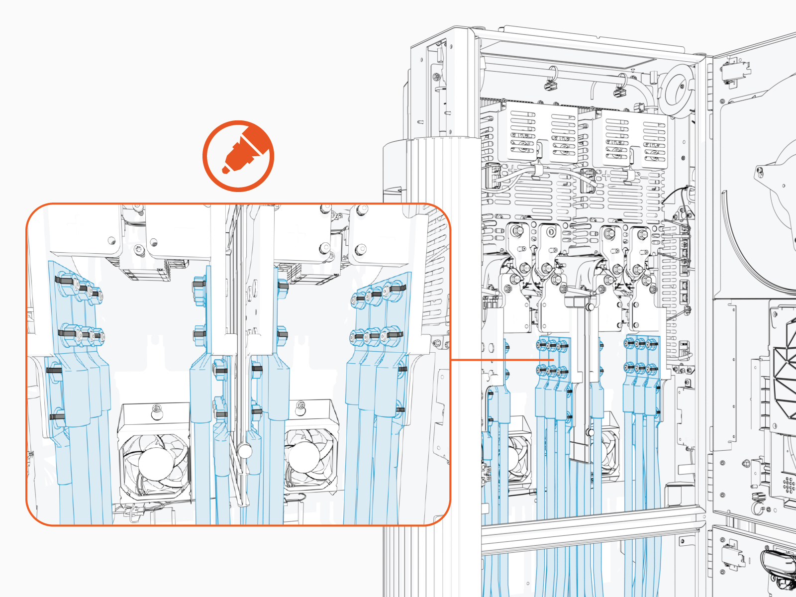 Technical illustration depicts the procedural step.