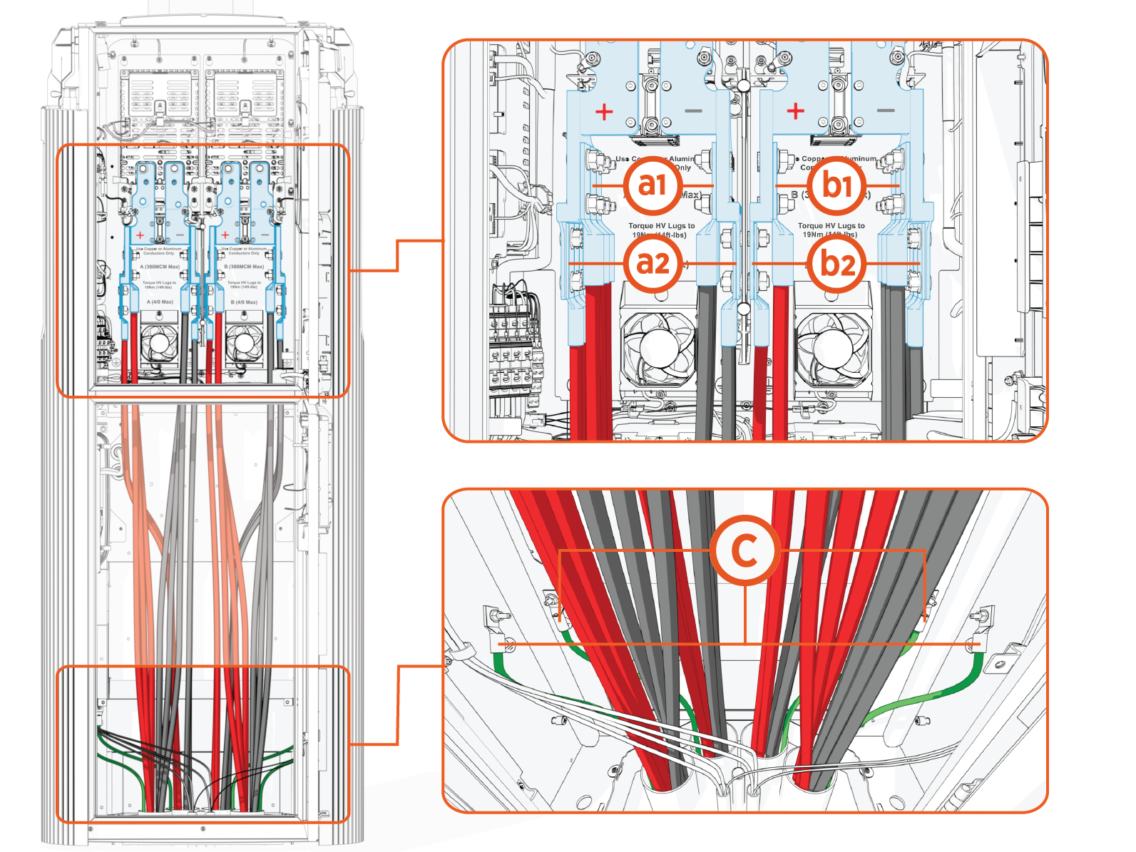 Labeled diagram of product, tools or parts.