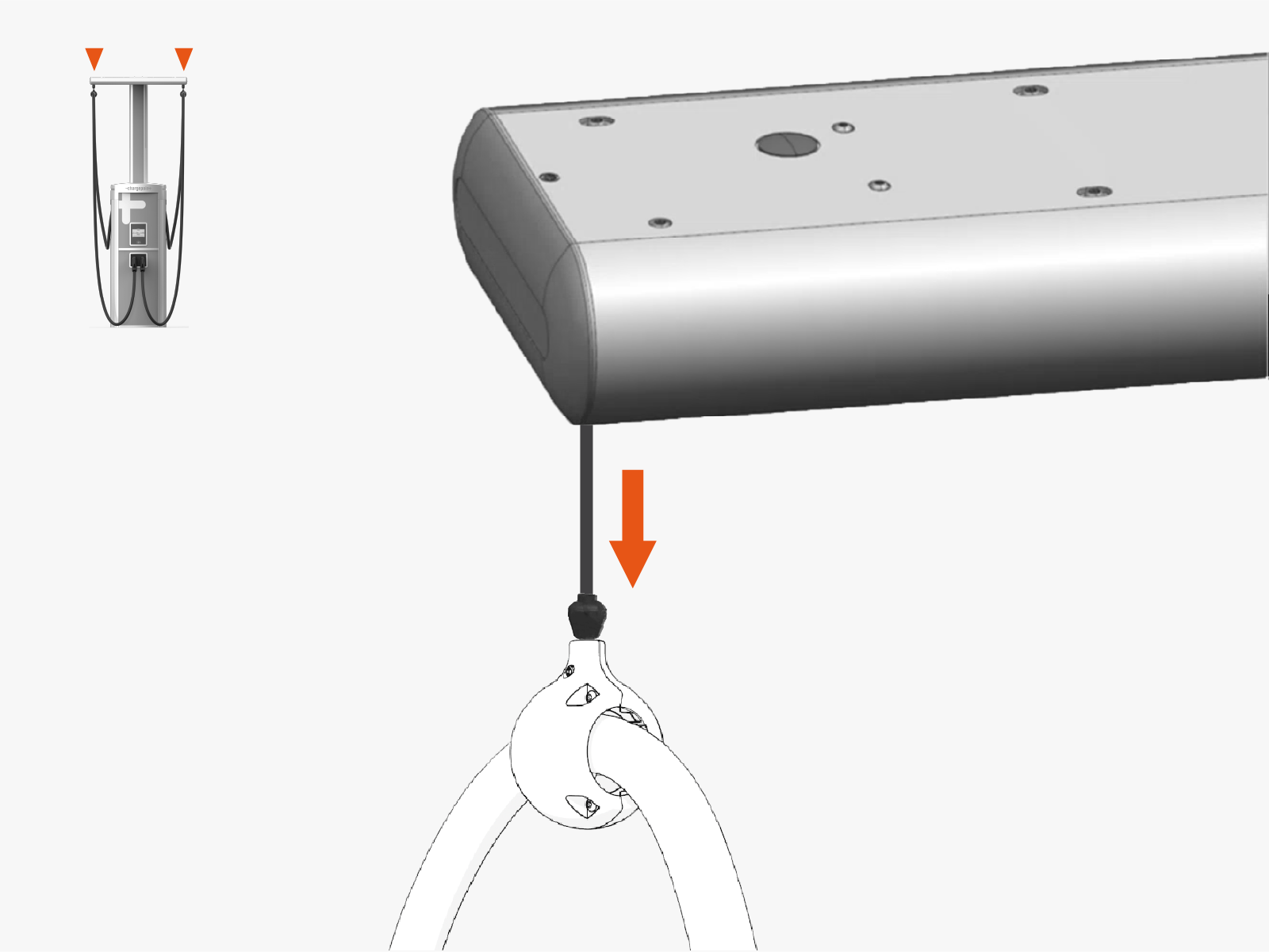 Technical illustration depicts the procedural step.