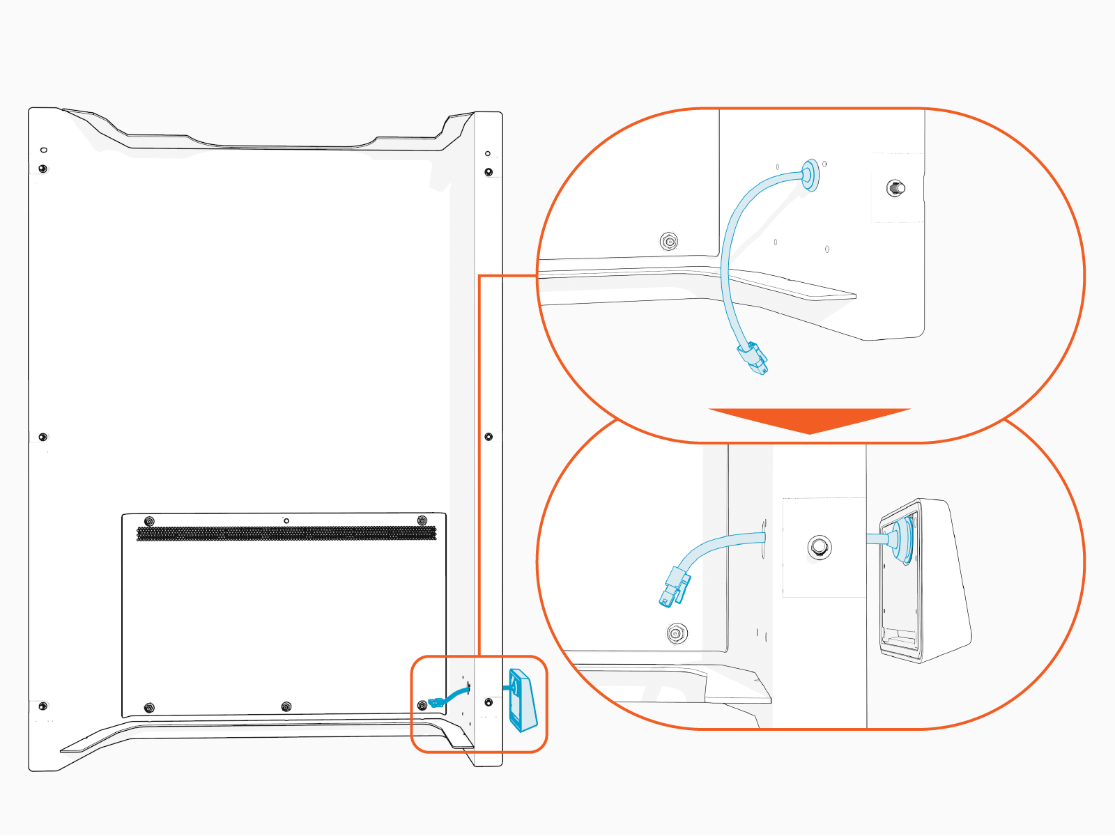 Technical illustration depicts the procedural step.