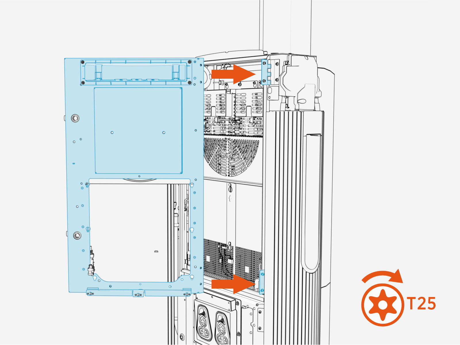 Technical illustration depicts the procedural step.
