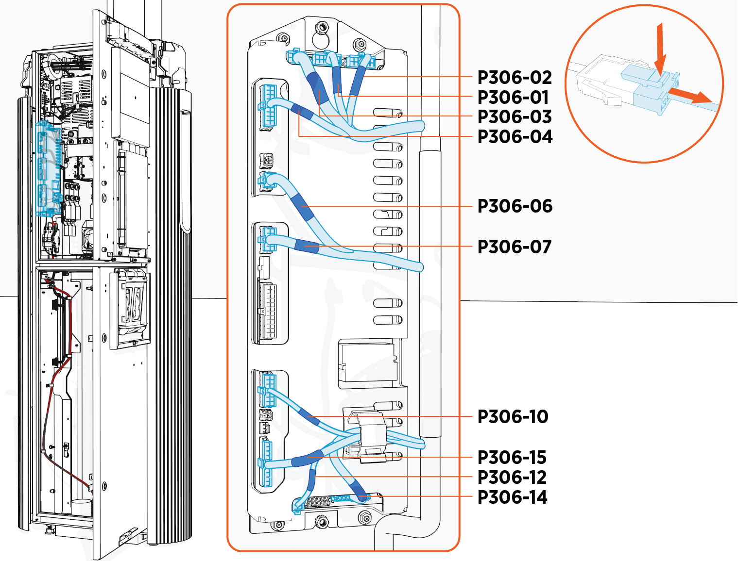 Technical illustration depicts the procedural step.
