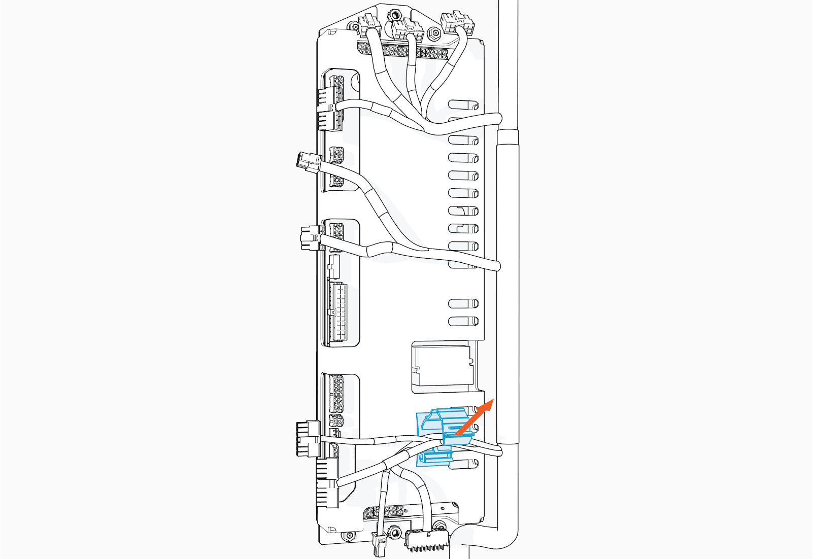 Technical illustration depicts the procedural step.