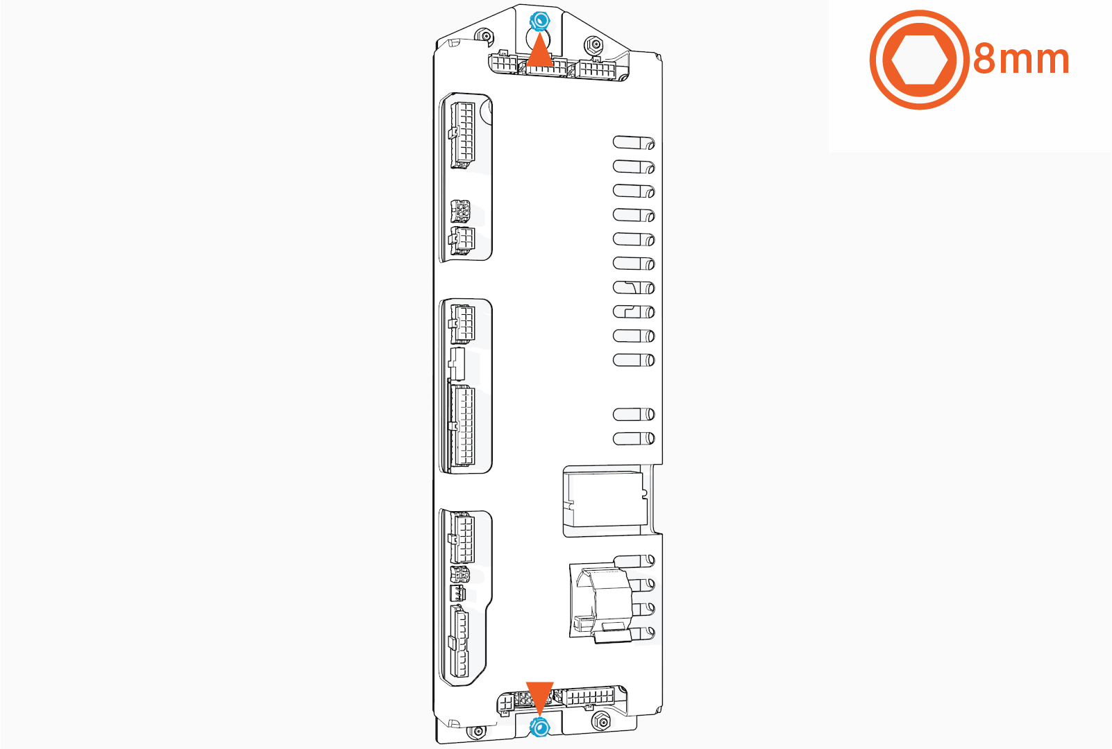 Technical illustration depicts the procedural step.