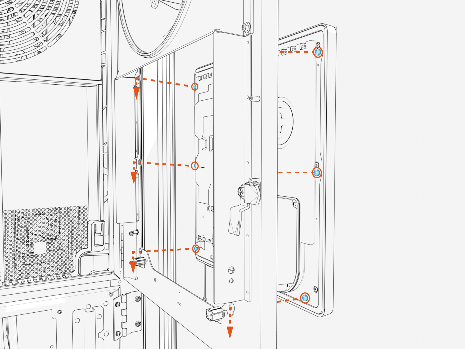 Technical illustration depicts the procedural step.