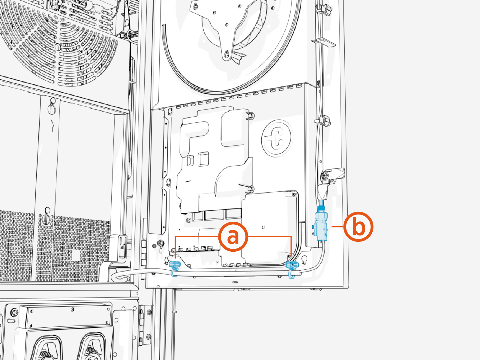 Technical illustration depicts the procedural step.