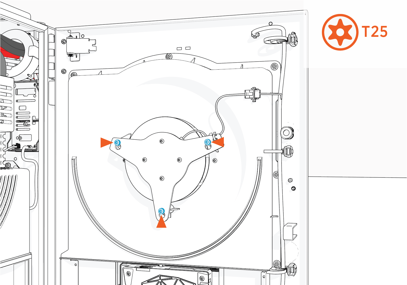 Technical illustration depicts the procedural step.