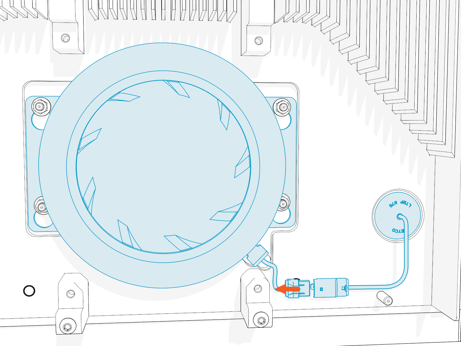 Technical illustration depicts the procedural step.