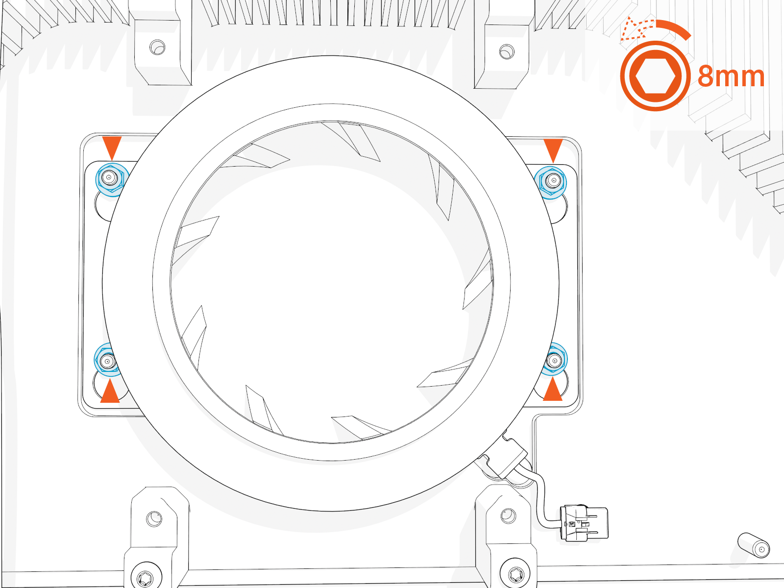 Technical illustration depicts the procedural step.