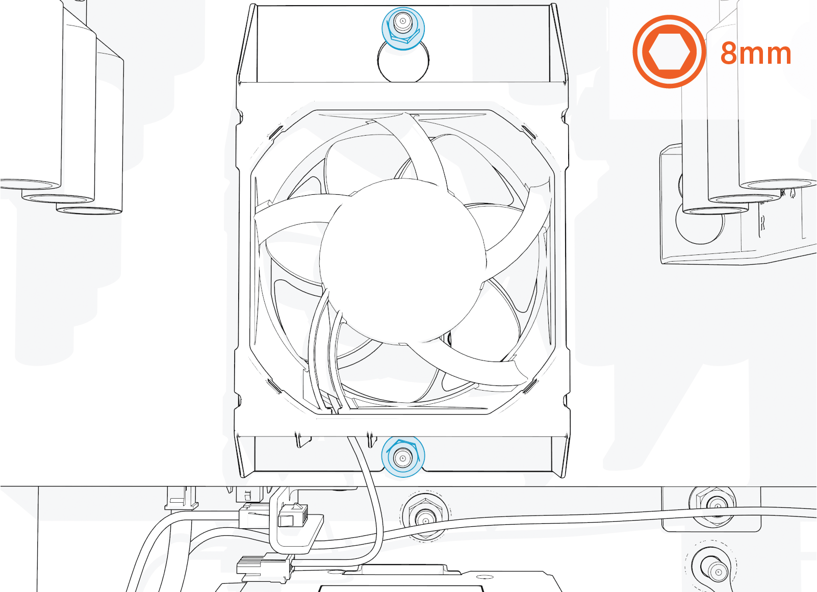 Technical illustration depicts the procedural step.