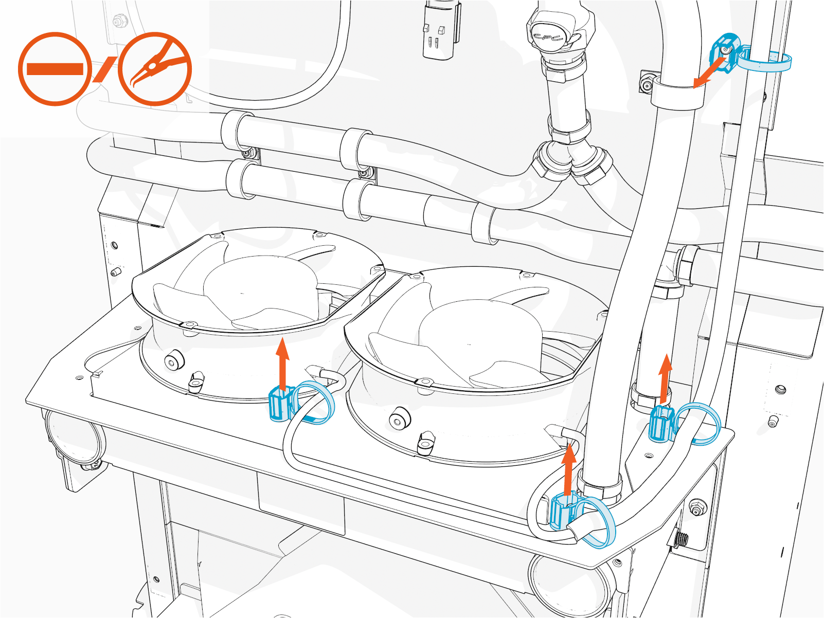 Technical illustration depicts the procedural step.