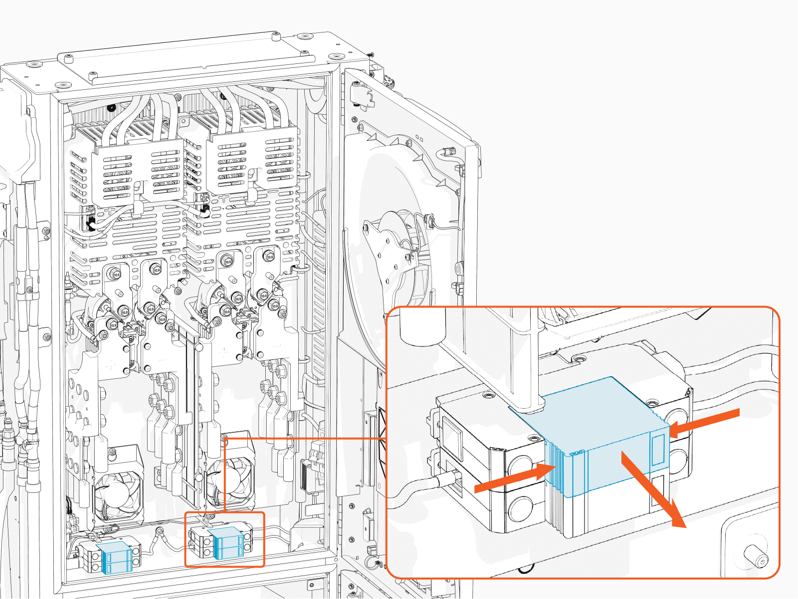 Technical illustration depicts the procedural step.