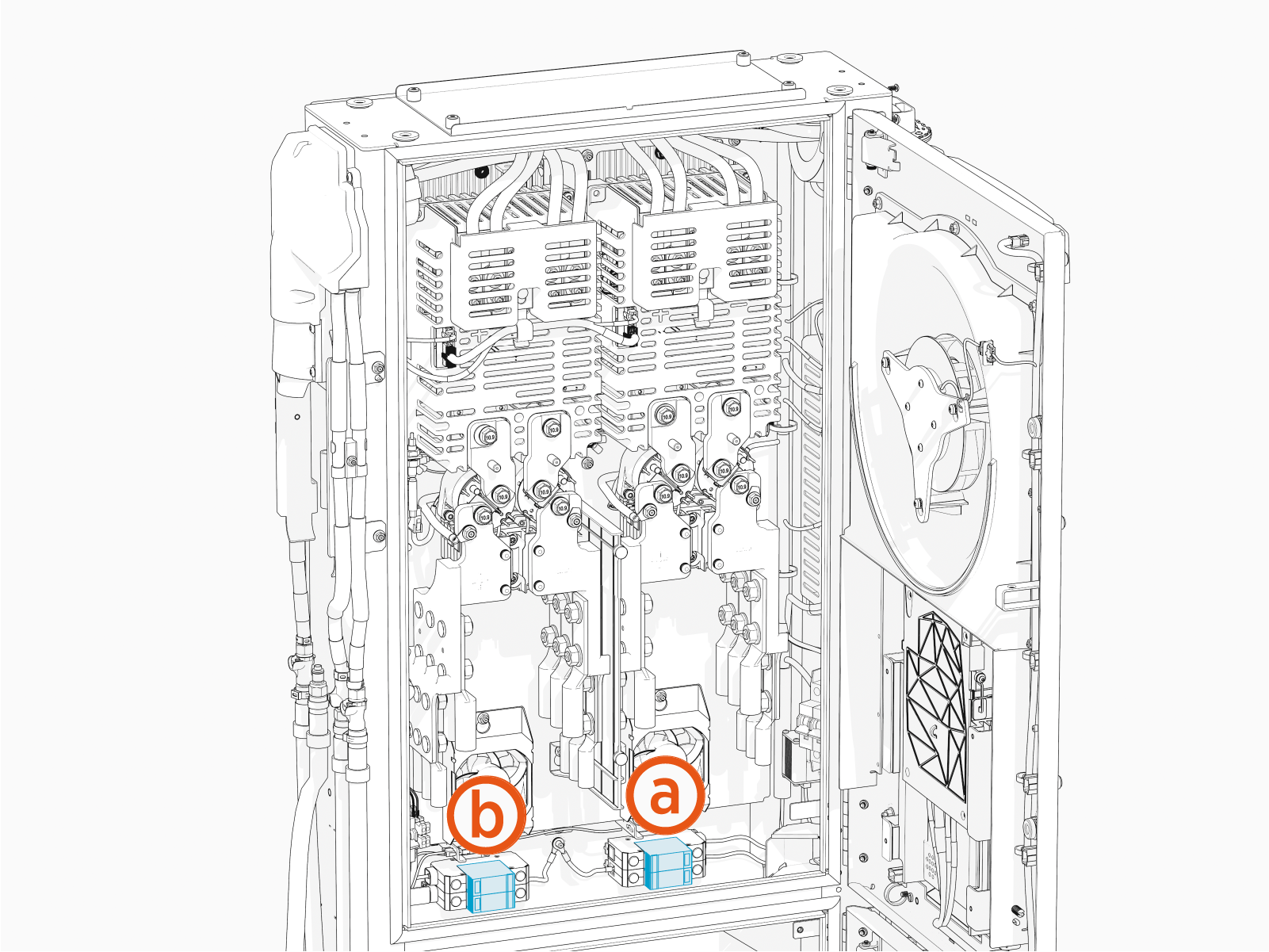 Labeled diagram of product, tools or parts.