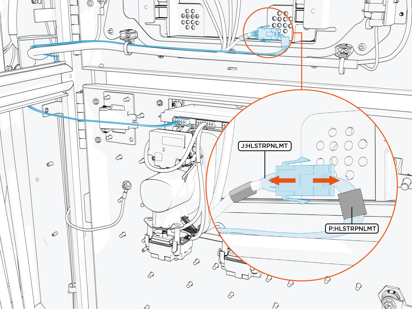 Technical illustration depicts the procedural step.