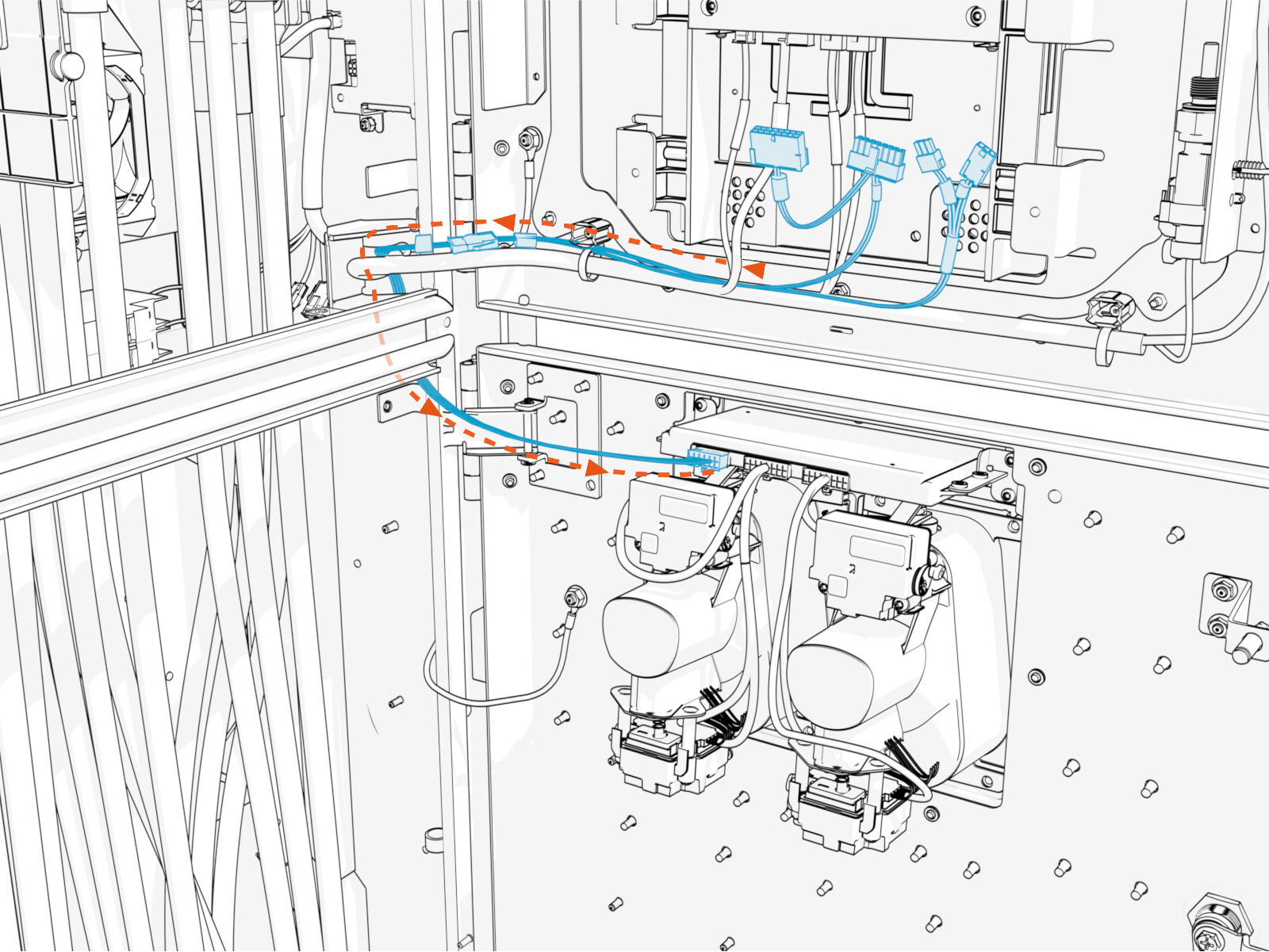 Technical illustration depicts the procedural step.