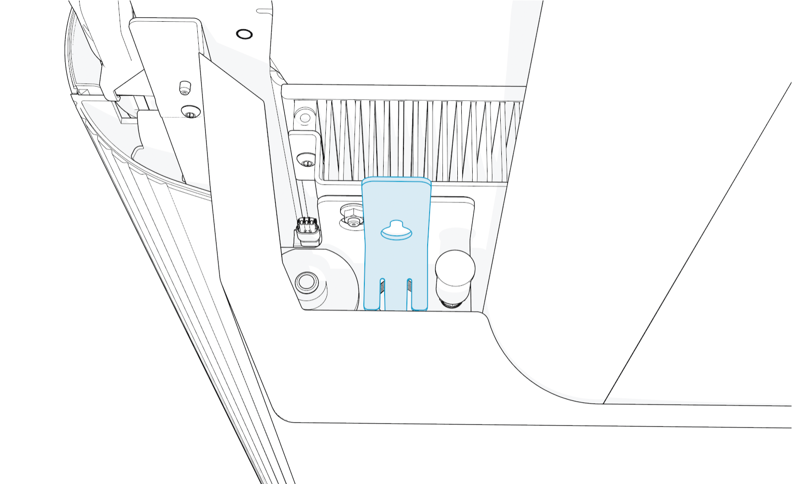 Technical illustration depicts the procedural step.