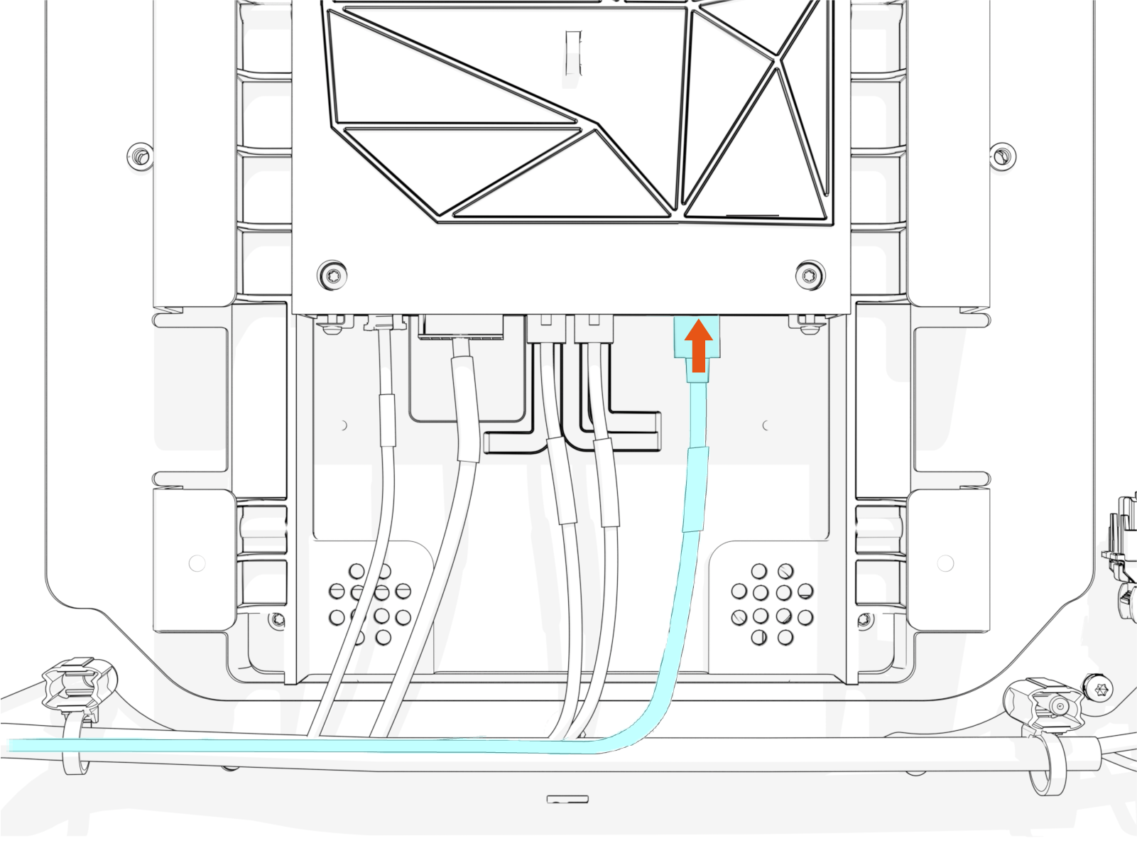 Technical illustration depicts the procedural step.