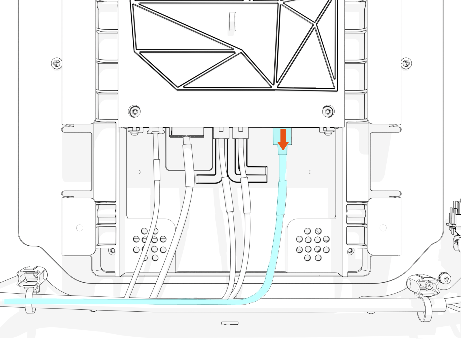 Technical illustration depicts the procedural step.