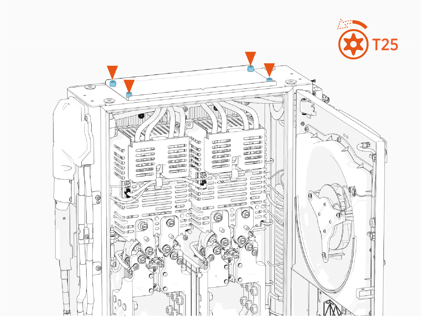 Technical illustration depicts the procedural step.