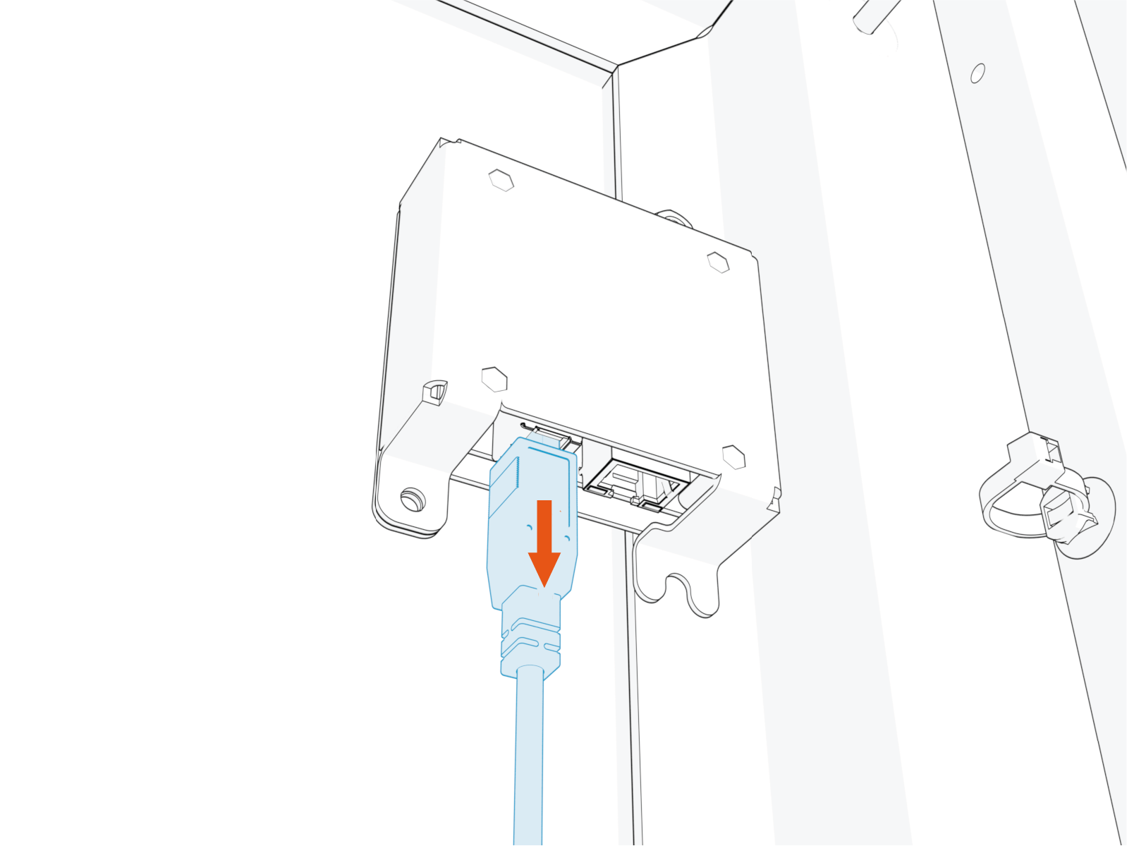 Technical illustration depicts the procedural step.