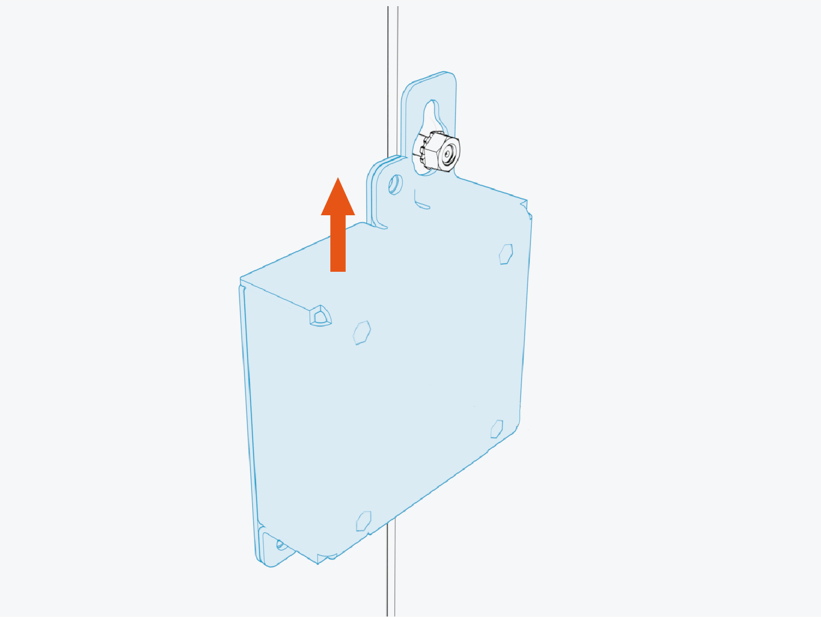 Technical illustration depicts the procedural step.