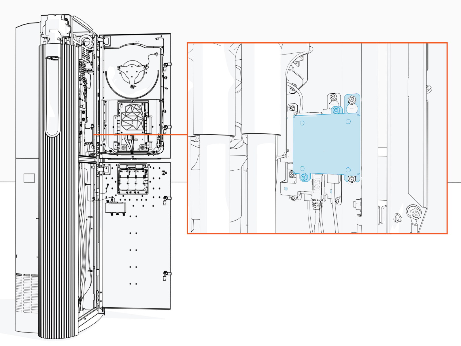 Technical illustration depicts the procedural step.